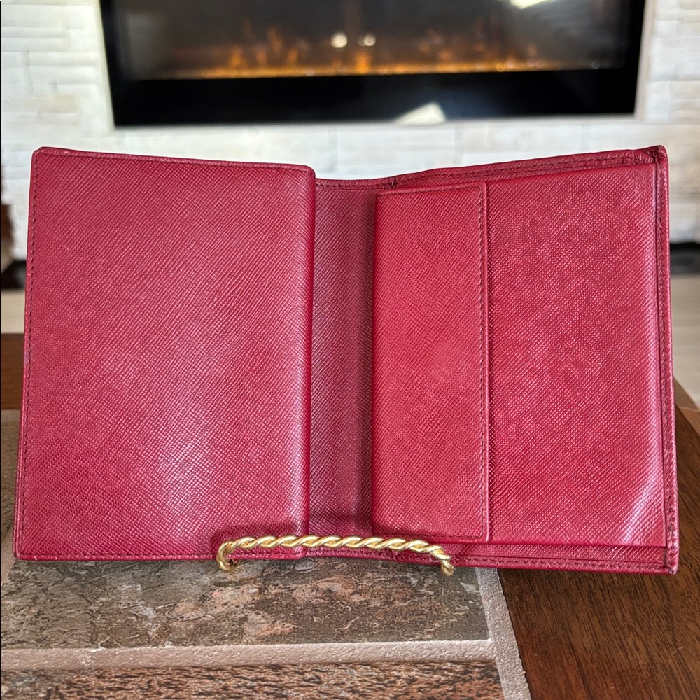 Prada BI/Tri-Fold Saffiano Leather Wallet - Picture 3 of 9